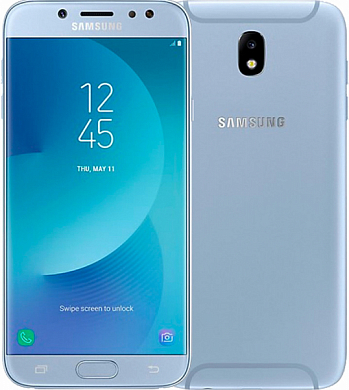 Смартфон SAMSUNG Galaxy J7 (2017) SM-J730FZSNSER 16Gb голубой (SM-J730FZSNSER)