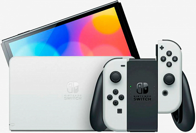 Игровая приставка NINTENDO Switch Oled, 4 Гб, 64Gb, белая