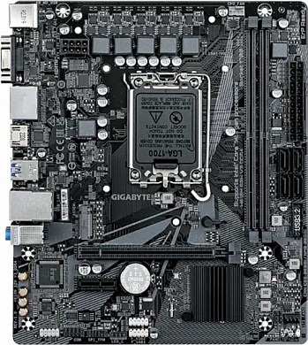 Материнская плата GIGABYTE H610M S2H V3 DDR4 Intel H610, FCLGA1700, DDR4, VGA, HDMI, DisplayPort, 4*USB3.2, 6*USB2.0, PS/2, GLAN, mATX