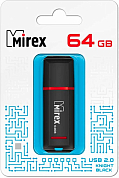 Флешка USB MIREX Knight 64Gb, USB 2.0, черный
