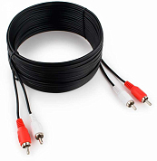 Кабель соединительный RCA (m) x 2 - RCA (m) x 2, CABLEXPERT CCA-2R2R, 7.5 м, черный