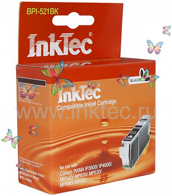 Струйный картридж INKTEC BPI-521BK, черный