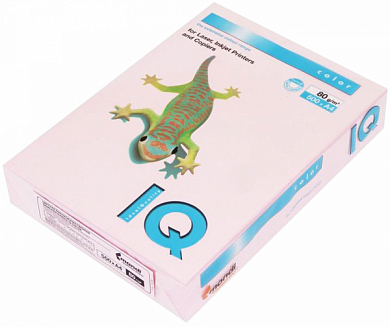 Бумага цветная A4 IQ Color, розовый фламинго, 80 г/м2, 500 л.