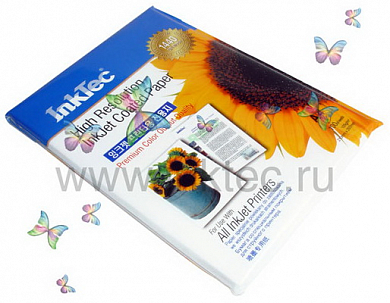 Фотобумага INKTEC матовая A4, 105 г/м2, 100 л.