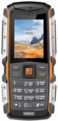 Мобильный телефон TEXET TM-513R, черно-оранжевый