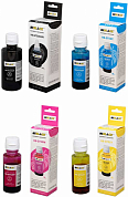 Комплект чернил HI-BLACK GT53/GT52 для HP, пигмент + водные, 350 мл, 4 цвета