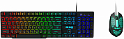 Проводная клавиатура + мышь OKLICK 400GMK, USB, черная