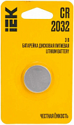Батарейка CR2032 IEK, 3V (1 шт)