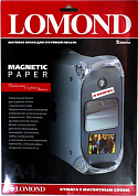 Бумага магнитная LOMOND Magnetic матовая A4, 620 г/м2, белая, 2 л. (2020346)