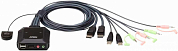 KVM переключатель DisplayPort ATEN CS22DP-AT, 2 порта