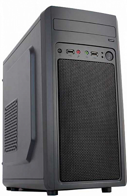 Корпус mATX ACCORD ACC M-02B, без БП, черный