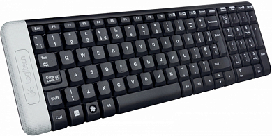 Беспроводная клавиатура LOGITECH K230, USB, черная