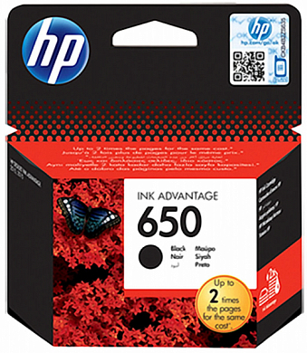 Струйный картридж HP 650 CZ101AE, черный