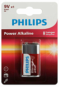Батарейка 6F22 PHILIPS, 9V (1 шт)