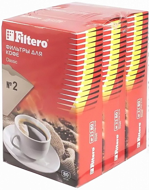 Бумажные фильтры FILTERO Classic 1 x 2, 240 шт