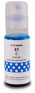 Комплект чернил REVCOL Hameleon GI-41 C для Canon, водные, 140 мл, голубой