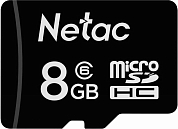 Карта памяти microSDHC NETAC 8Gb, Class10 (NT02P500STN-008G-S)