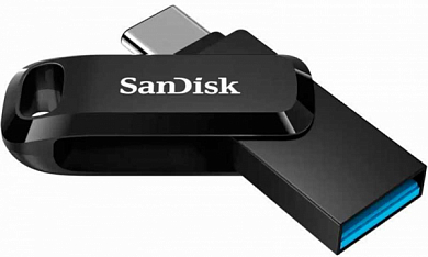 Флешка USB SANDISK Ultra Dual Drive Go 128Gb, USB 3.1/USB OTG, черный