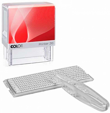 Самонаборный штамп COLOP Printer 20 Set, прозрачный