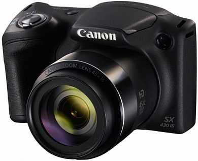 Цифровой фотоаппарат CANON PowerShot SX430 IS, черный