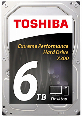 Жесткий диск 3.5" TOSHIBA X300 6Тб (HDWE160EZSTA)