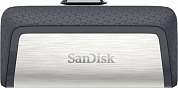 Флешка USB SANDISK Ultra Dual 128Gb, USB 3.1/USB OTG, серый