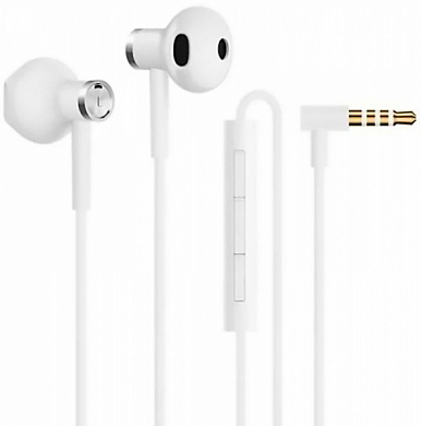 Гарнитура XIAOMI Mi Dual Driver Earphones, вкладыши, белая