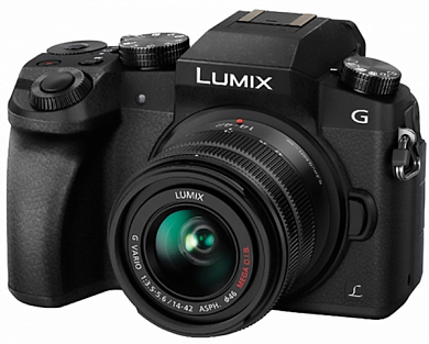 Системный фотоаппарат PANASONIC Lumix G DMC-G7 Kit (14-42 mm f/3.5-5.6), черный