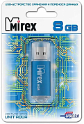 Флешка USB MIREX Unit 8Gb, USB 2.0, синий