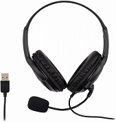 Гарнитура OKLICK HS-M400, накладная, черная