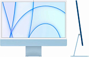 Моноблок APPLE iMac, 24", M1, 8Гб, 512Гб, Apple GPU M1 8-core, MacOS, голубой (MGPL3RU/A)