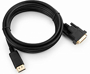Кабель DisplayPort - DVI, DisplayPort (m) - DVI-D (m), CABLEXPERT CC-DPM-DVIM, 3 м, черный