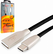 Кабель USB Type-C - USB Am, CABLEXPERT Gold CC-G-USBC01, 1.8 м, черный