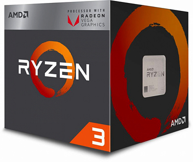 Процессор AMD Ryzen 3 3200G X4 AM4 3.60 GHz/4 Mb (YD3200C5FHBOX) BOX