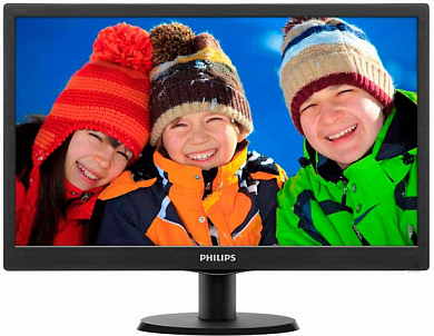 Монитор PHILIPS 193V5LSB2 18.5" 1366x768, 16:9, черный