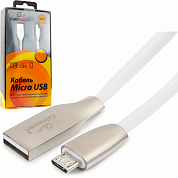 Кабель Micro USB Bm - USB Am, CABLEXPERT Gold CC-G-mUSB01, 1 м, белый