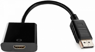 Адаптер (переходник) DisplayPort - HDMI, CABLEXPERT A-DPM-HDMIF-002, 10 см