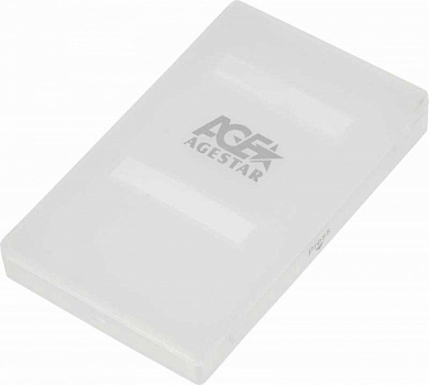 Внешний бокс для HDD/SSD 2.5" AGESTAR SUBCP1, белый