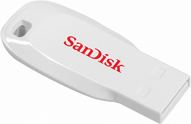 Флешка USB SANDISK Cruzer Blade 16Gb, USB 2.0, белый