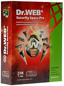 Dr.Web Security Space Pro, 2 Device на 1 год, Base/продление лицензии, BOX