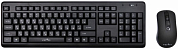 Беспроводная клавиатура + мышь OKLICK 270M, USB, черная