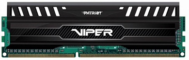 Модуль памяти DDR3 8Gb PC12800 1600MHz PATRIOT Viper (PV38G160C0), Retail