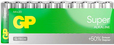 Батарейка AA GP Super G-Tech, 1.5V (10 шт) спайка