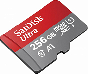 Карта памяти microSDXC SANDISK Ultra 256Gb, Class10 UHS-I U1 A1 (SDSQUAC-256GGN6MN)