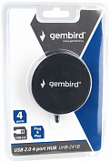 Разветвитель USB GEMBIRD UHB-241B, 4 порта USB 2.0