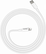 Кабель Apple Lightning - USB Type-C, HOCO X56, 1 м, белый