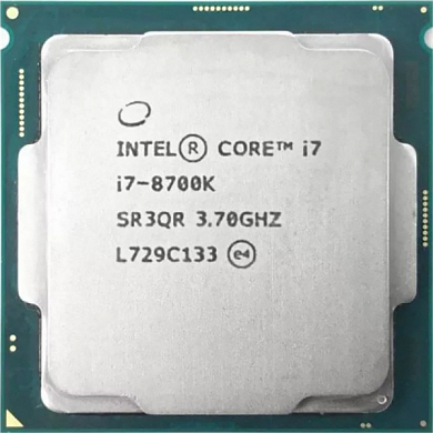 Процессор INTEL Core i7 8700K X6 FCLGA1151 3.70 GHz/12 Mb (CM8068403358220SR3QR) OEM