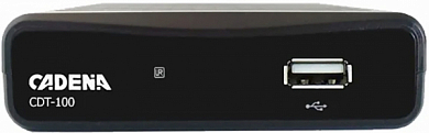 ТВ ресивер DVB-T2 CADENA CDT-100, черный