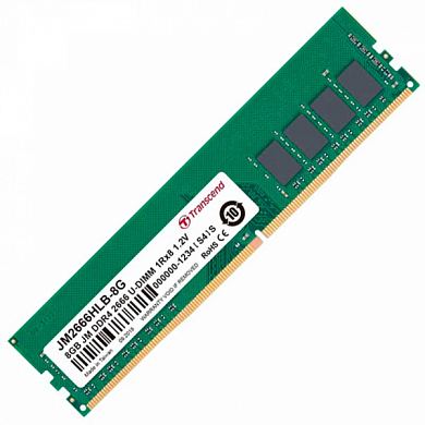 Модуль памяти DDR4 8Gb PC21300 2666MHz TRANSCEND (JM2666HLB-8G), Retail