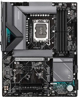 Материнская плата GIGABYTE B860 Eagle WIFI6E Intel B860, FCLGA1851, DDR5, RAID, DisplayPort, HDMI, 4*USB2.0, 5*USB3.2, GLAN, Wi-Fi, Bluetooth, ATX